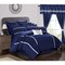 Chic Home 24 Piece Marian Complete bedroom in a bag Pinch Pleat Ruffled Designer Embellished Bed In a Bag Comforter Set